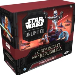 star wars unlimited - crepuscolo della repubblica - prerelease box