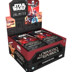star wars unlimited - crepuscolo della repubblica - box 24 buste (ita)