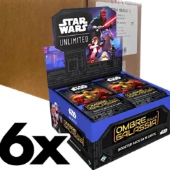 star wars unlimited - ombre sulla galassia - case sigillato 6x box 24 buste (ita)