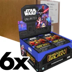 star wars unlimited - shadow of the galaxy - case sigillato 6x box 24 buste (eng)