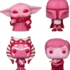 star wars: valentines - the mandalorian box 4 personaggi - funko pop