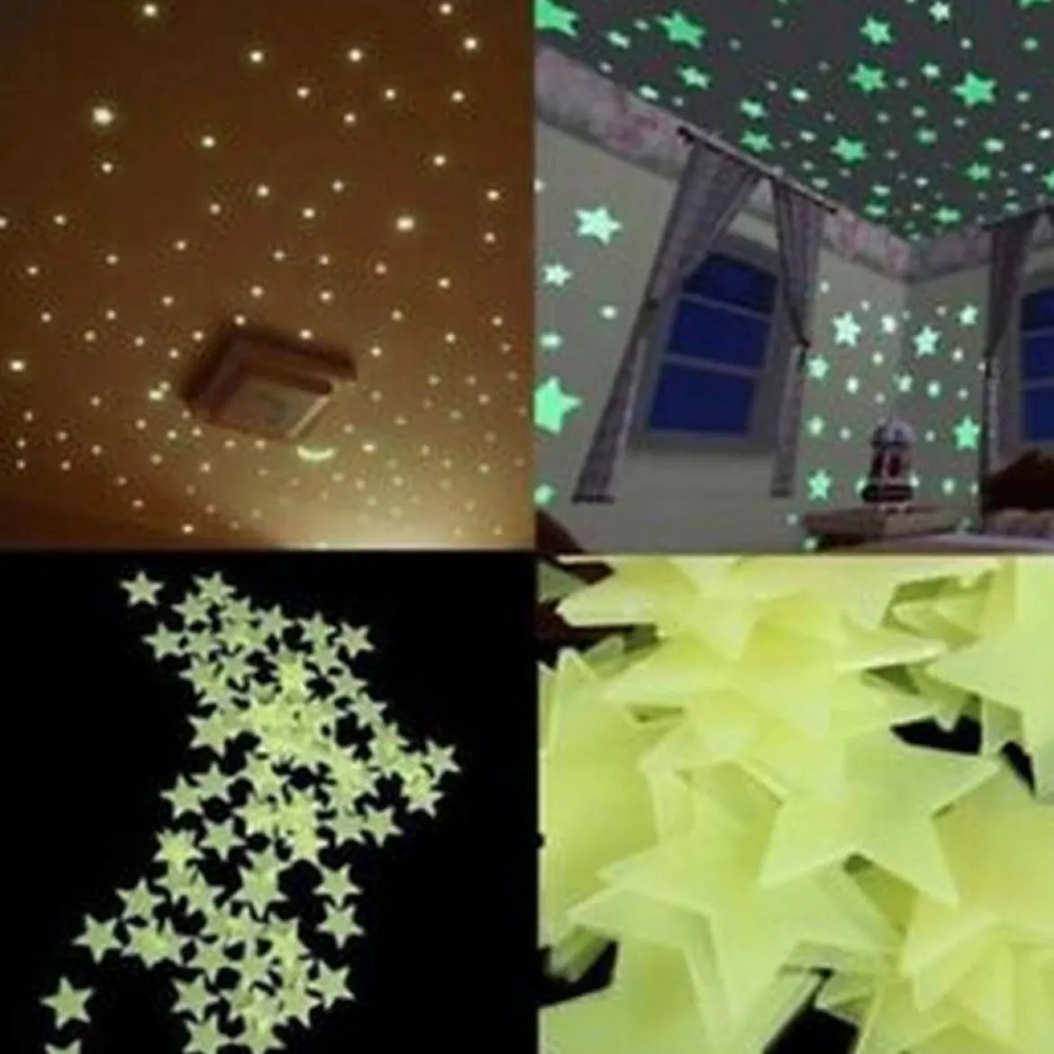5 stelline luminose 4 cm
