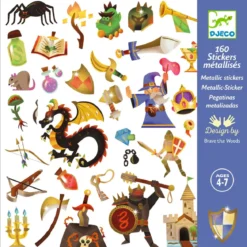 160 stickers - fantasia medioevale