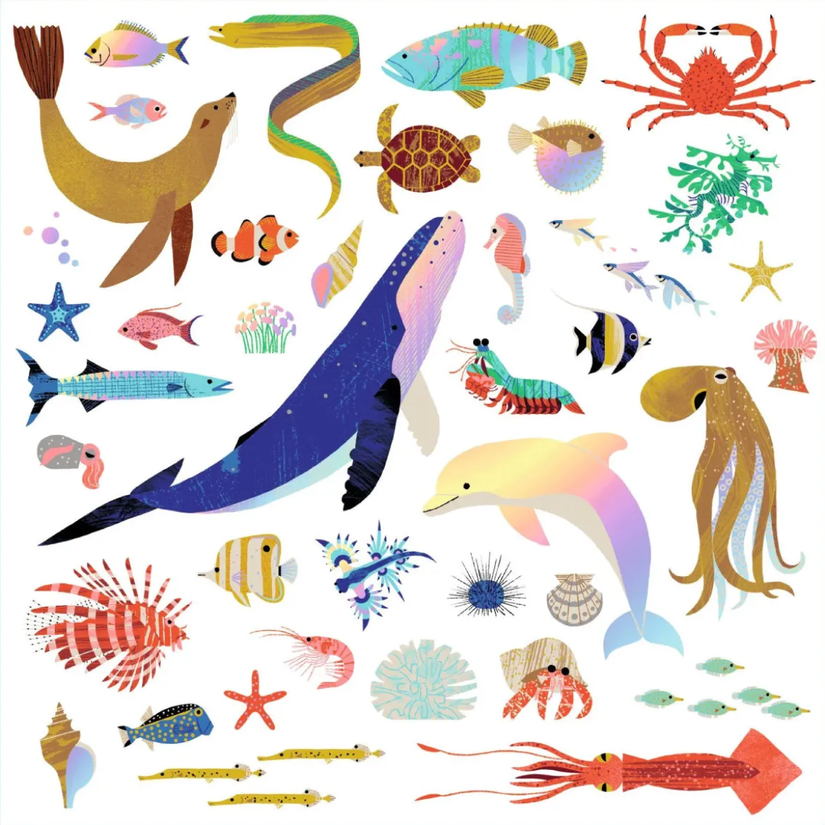 160 stickers - oceano