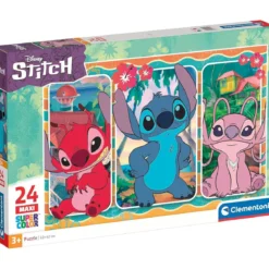 stitch - puzzle 24 pezzi maxi