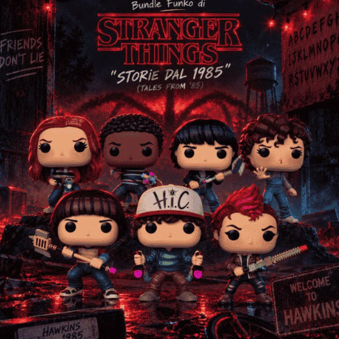 STRANGER THINGS: FUNKO POP - BUNDLE 7 PERSONAGGI