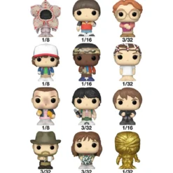 stranger things - 1 personaggio assortito 3cm - funko pop! bitty