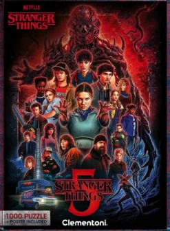 stranger things season 5 - puzzle 1000 pezzi