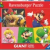 super mario - puzzle gigante 60 pezzi pavimento