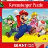 super mario - puzzle gigante 24 pezzi pavimento
