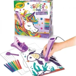 super pen - unicorno neon