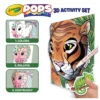 super set pops giungla - 6 disegni 3d, 18 pennarelli, 3 fogli adesivi