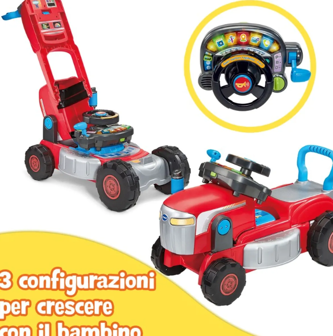 super trattore tagliaerba - 3 in 1