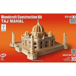taj mahal - kit di costruzioni in legno (certificazione fsc)