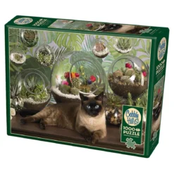terrarium cat - puzzle 1000 pezzi
