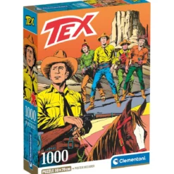 tex - puzzle compact + poster - puzzle 1000 pezzi