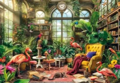 the greenhouse library - puzzle 1000 pezzi