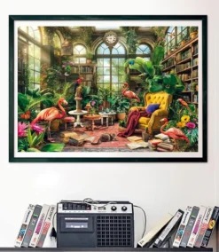 the greenhouse library - puzzle 1000 pezzi