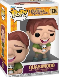 the hunchback of notre dame - quasimodo with bird 9cm - funko pop! 1734