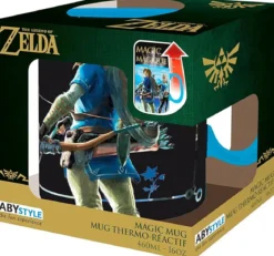 the legend of zelda - tazza termosensibile 460ml - breath the wild