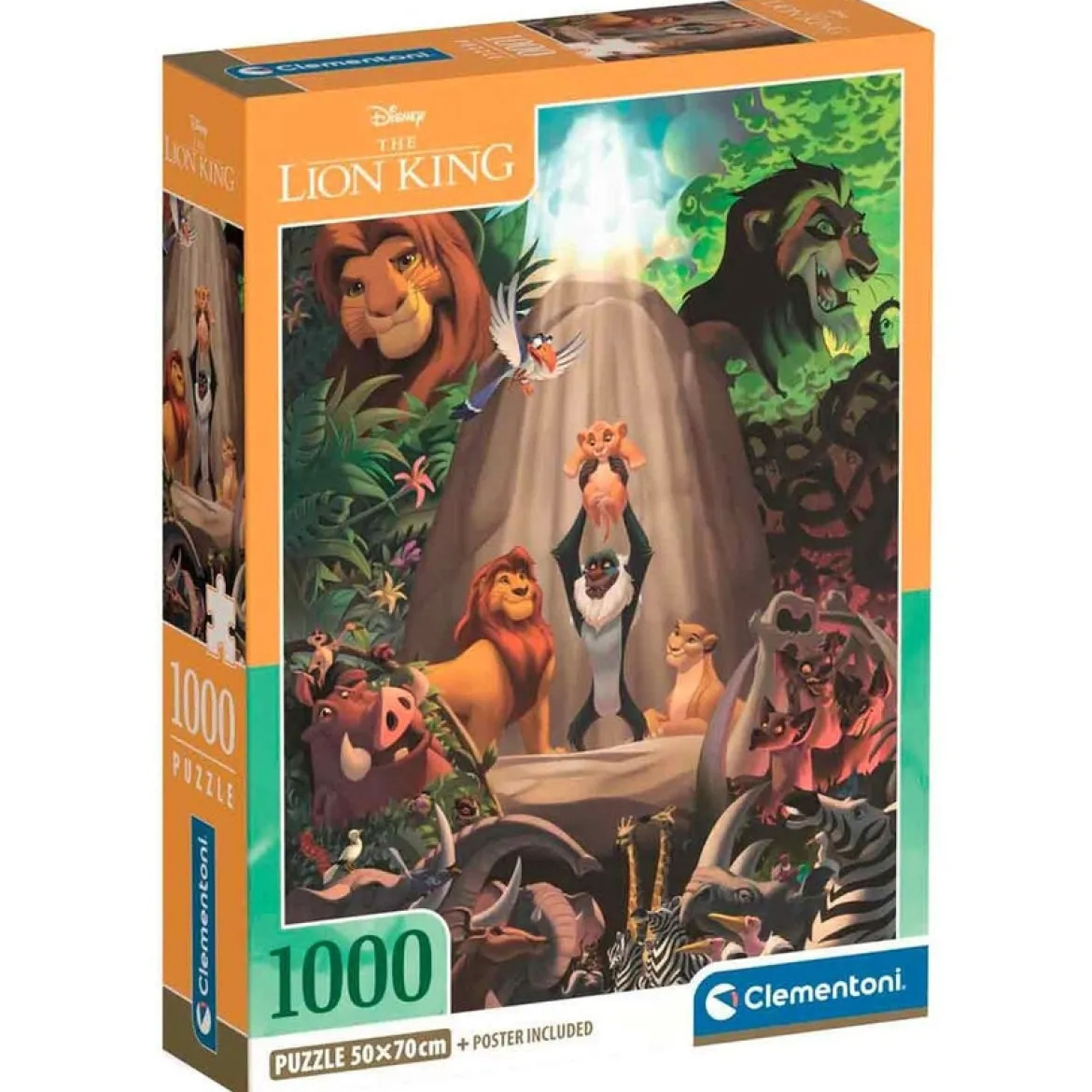 the lion king - il re leone - puzzle 1000 pezzi