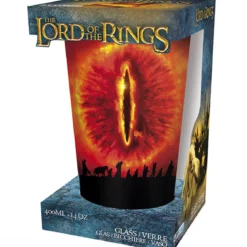 the lord of the rings - bicchiere large glass 400ml - sauron