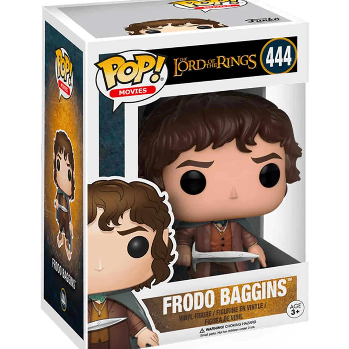 the lord of the rings - frodo baggins 9cm - funko pop 444