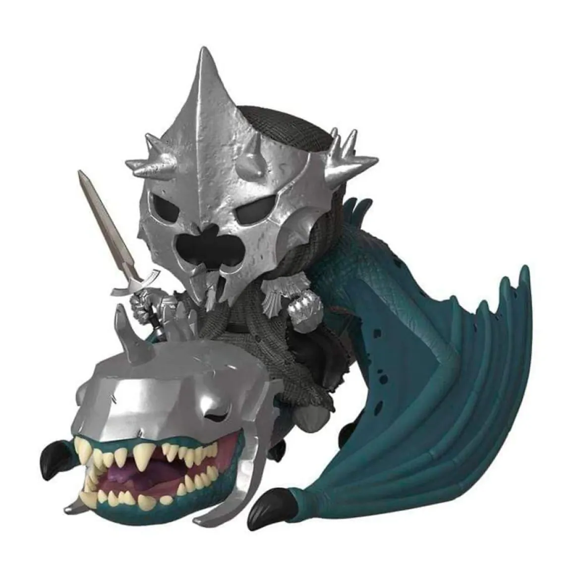 the lord of the rings - witch king with fellbeast 9cm - funko pop rides 63