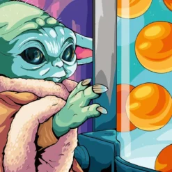 the mandalorian: baby yoda - puzzle 3x49 pezzi