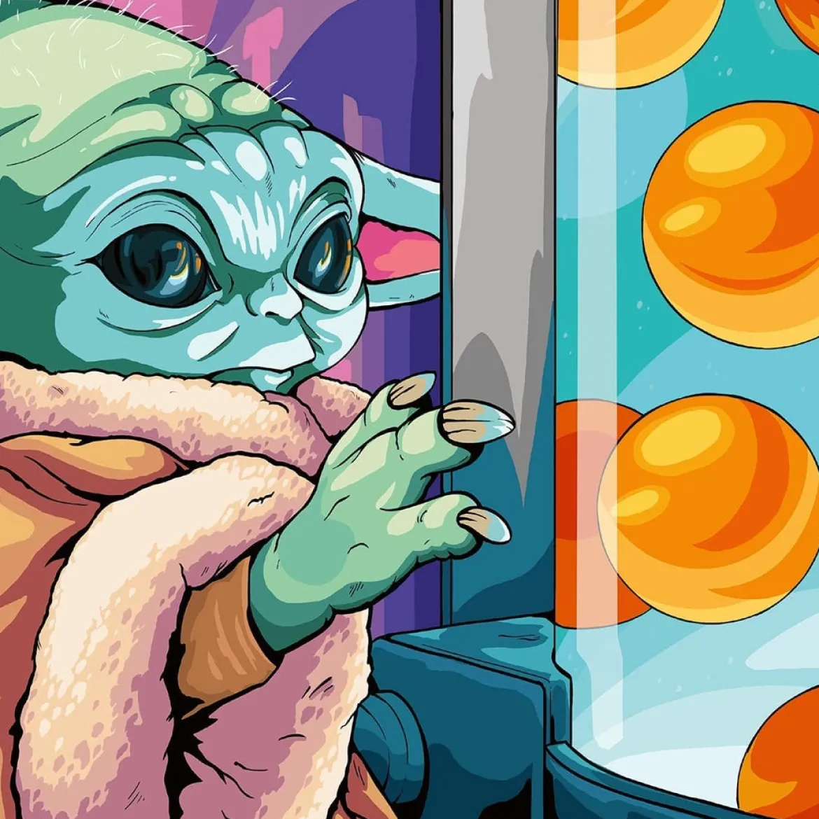 the mandalorian: baby yoda - puzzle 3x49 pezzi