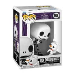 the nightmare before christmas: jack & zero 9cm - funko pop! 1808