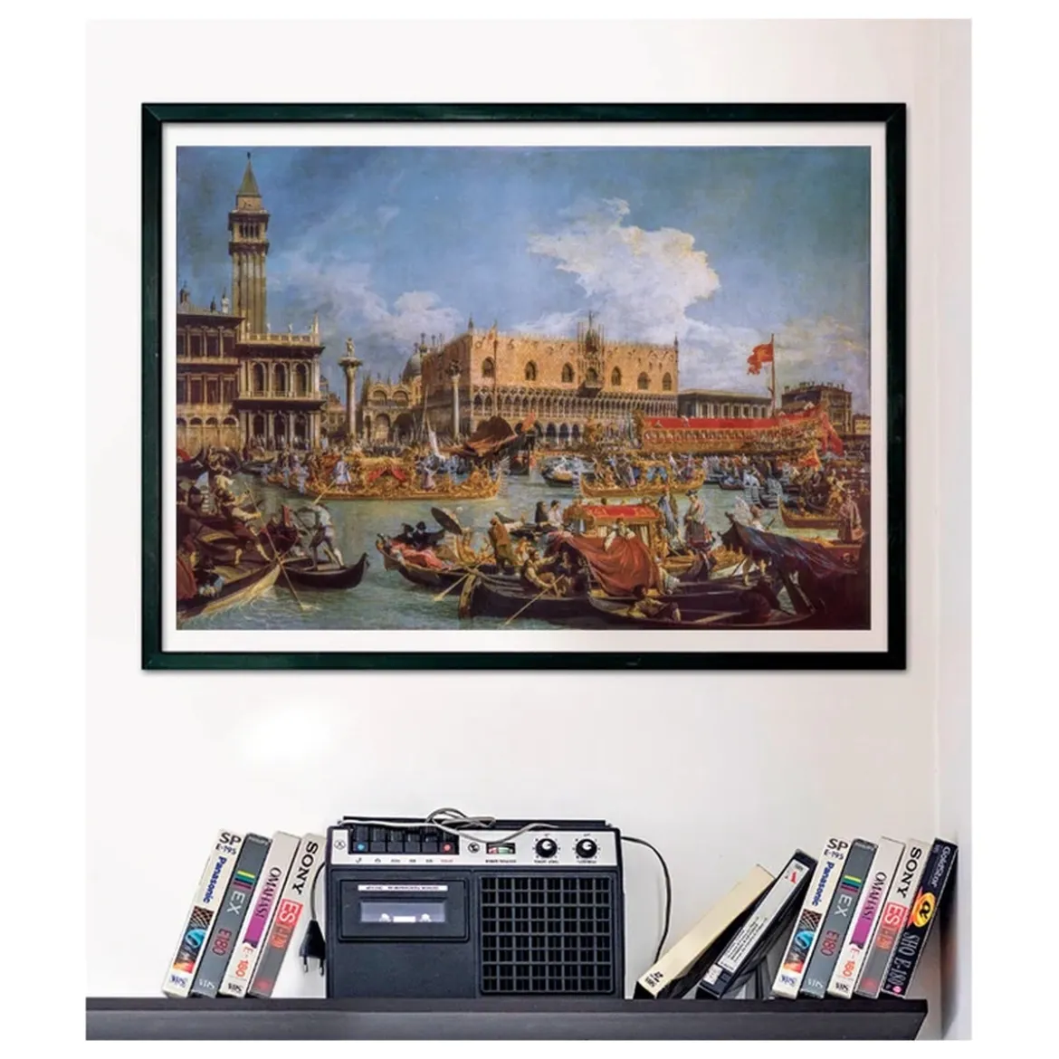 the return of the molo on ascension day (canaletto) - museum collection - puzzle 1000 pezzi