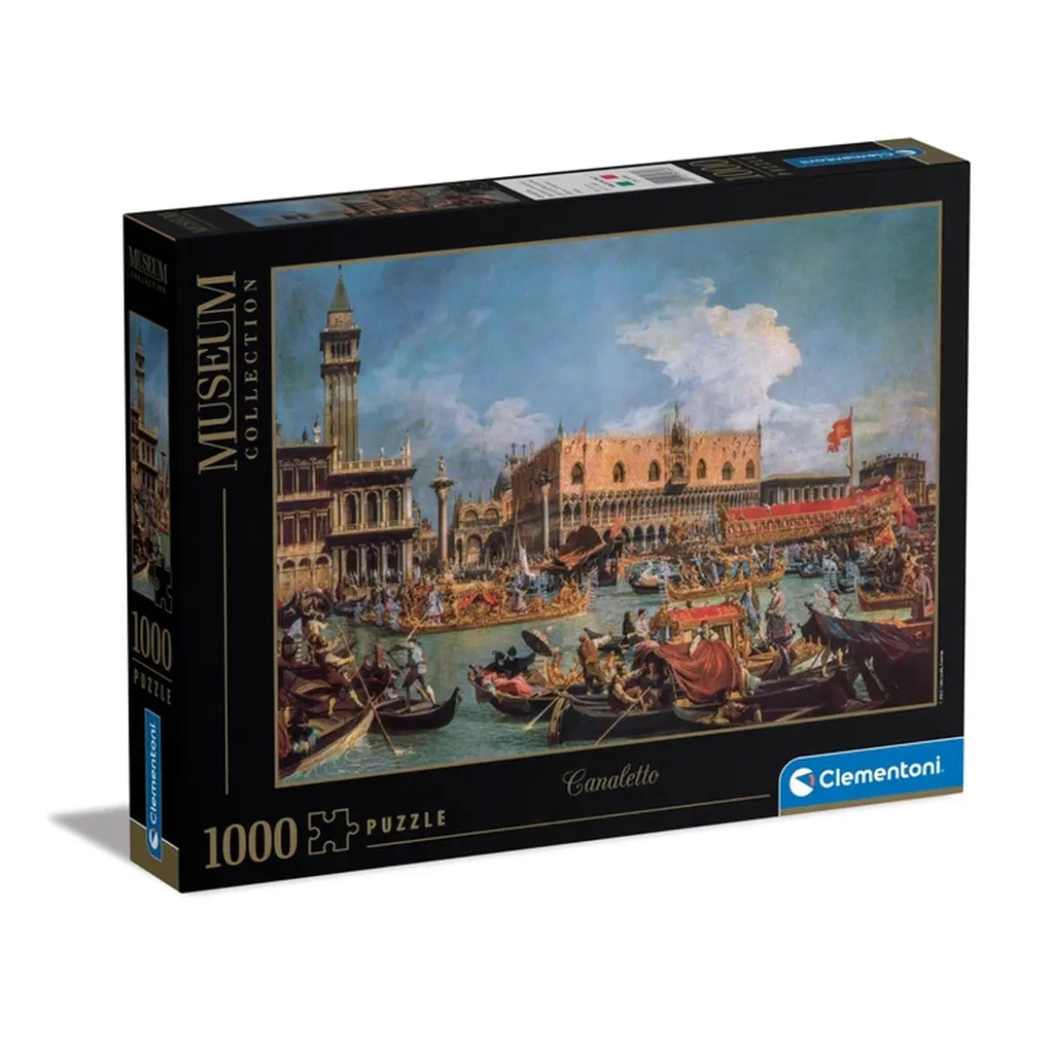 the return of the molo on ascension day (canaletto) - museum collection - puzzle 1000 pezzi