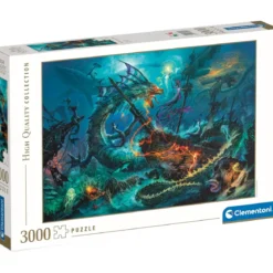the underwater battle - puzzle 3000 pezzi