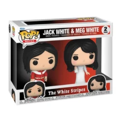 the white stripes - jack white & meg white - funko pop 2 pack