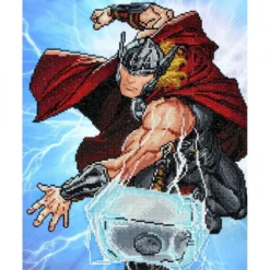 thor strikes - diamond dotz cd130500310 42x53cm