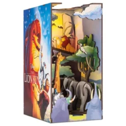 tiny adventures - book nook - disney: il re leone