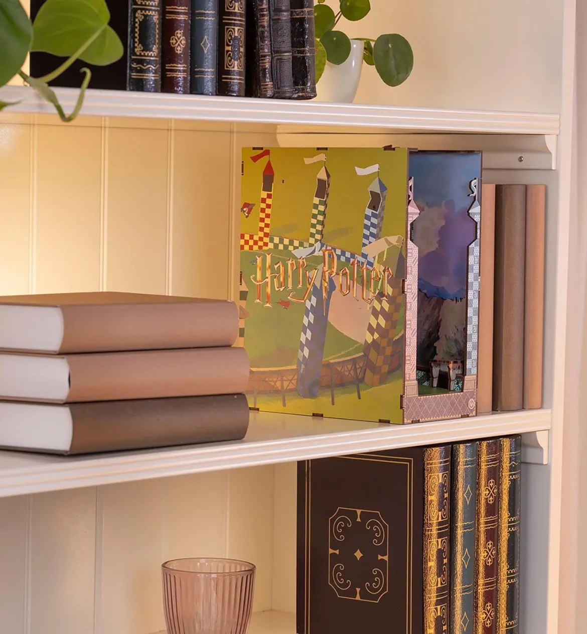 tiny adventures - book nook - harry potter quidditch