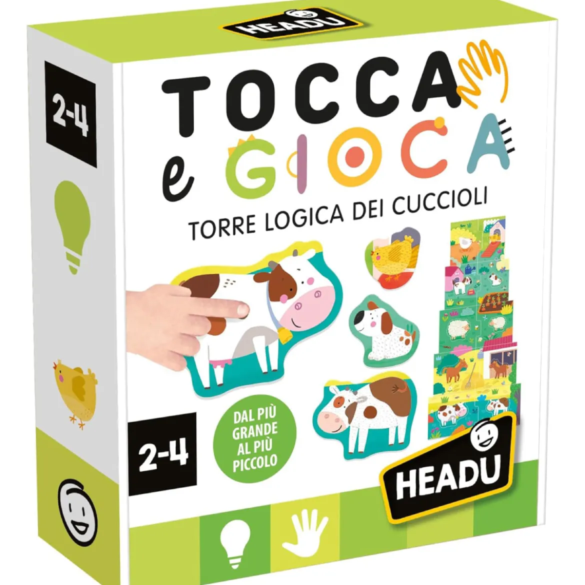 tocca e gioca - torre logica dei cuccioli