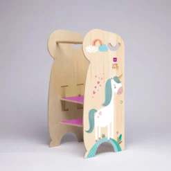 torre della crescita montessori tuco in legno - principesse