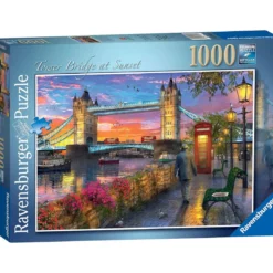 tower bridge al tramonto - puzzle 1000 pezzi