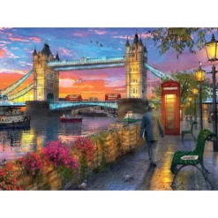 tower bridge al tramonto - puzzle 1000 pezzi