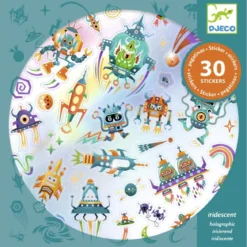 tra le galassie - 30 sticker iridescenti