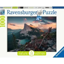 tramonto in montagna - puzzle 1000 pezzi