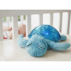 tranquil turtle aqua - tartaruga peluche effetto luce e suoni