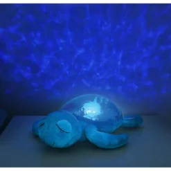 tranquil turtle aqua - tartaruga peluche effetto luce e suoni