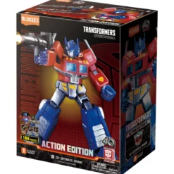 transformers - action edition 01 - g1 optimus prime - 188pz - light-up eyes e chest