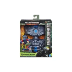 transformers: rise of the beasts - maschera + personaggio 2 in 1 optimus primal