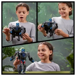 transformers: rise of the beasts - maschera + personaggio 2 in 1 optimus primal