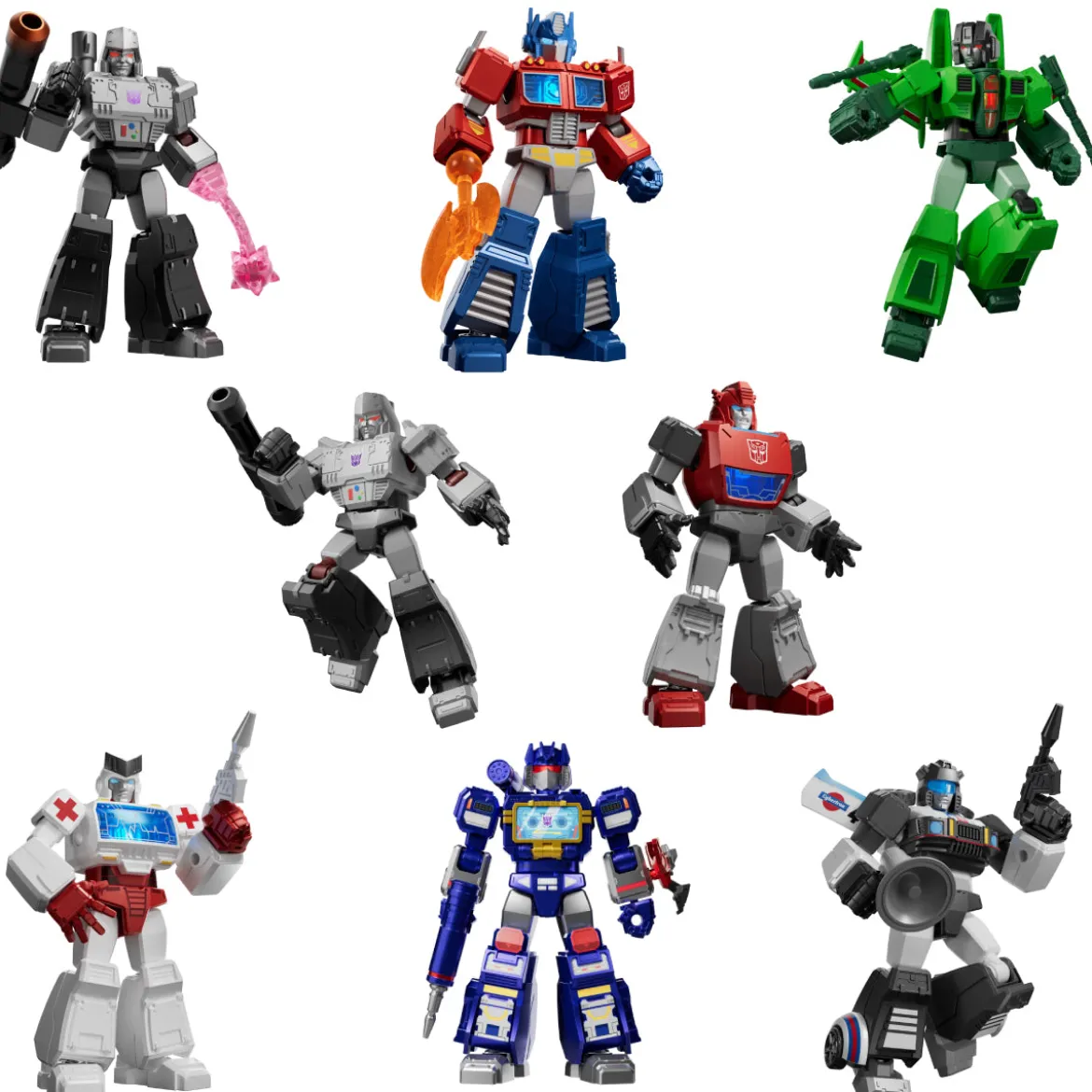 transformers - shining version 01 - shining roll out - un modello assortito